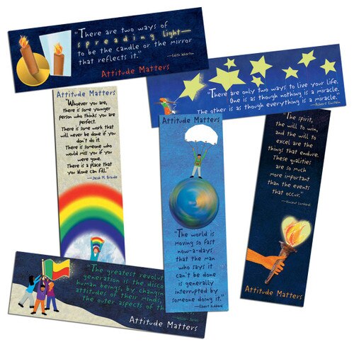 set of 6 attitude matters posters