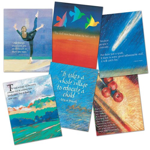 set of 6 new horizons posters
