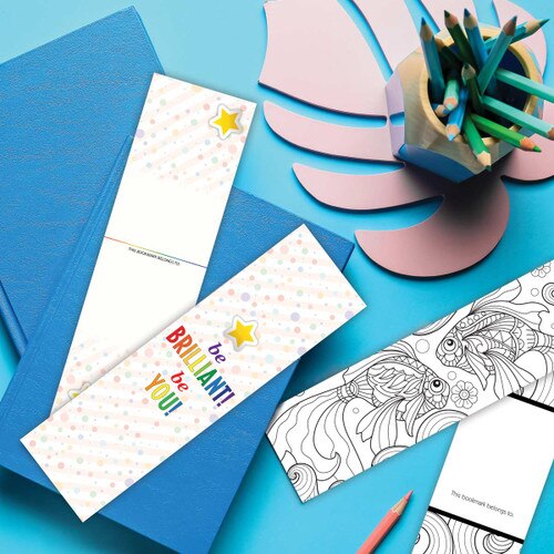 be brilliant bookmark laying on a desk