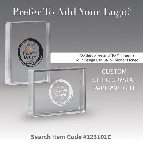 create your own crystal paperweight