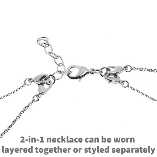 2-in-1 necklace clasp