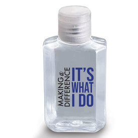 2 oz. Antibacterial Hand Sanitizer Gel Featuring “Making A Difference It’s What I Do” Message