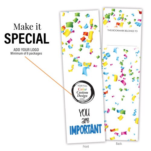 add your logo to an you are important bookmark